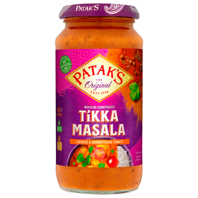 Patak's Indische Currysauce Tikka Masala 450g